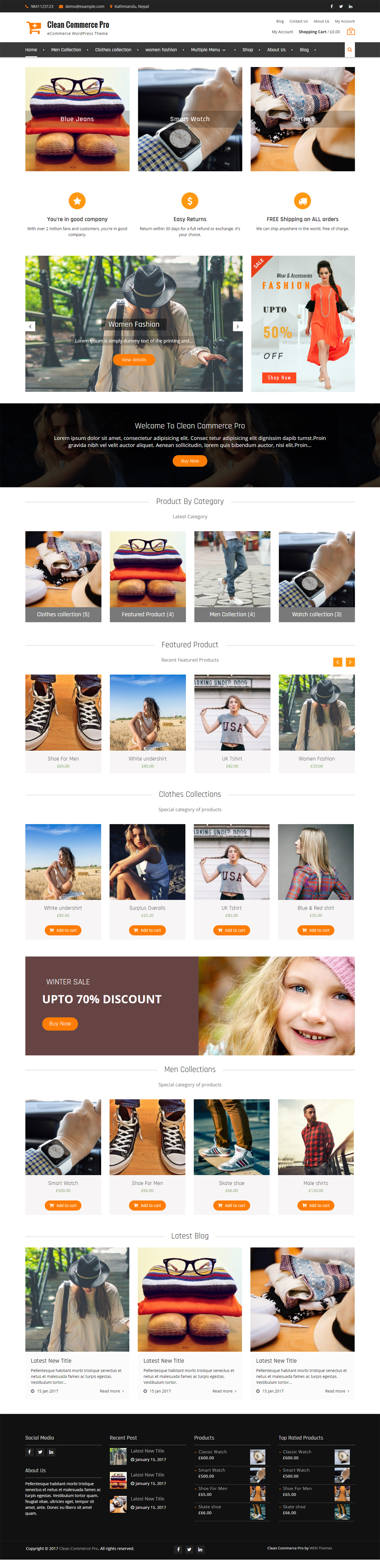 Click to scroll. Clean Commerce Pro